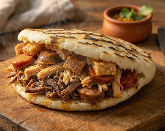 Arepa Con todo (Full)